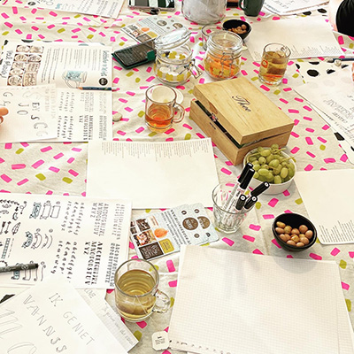 Recept handlettering & Illustratie - Foto