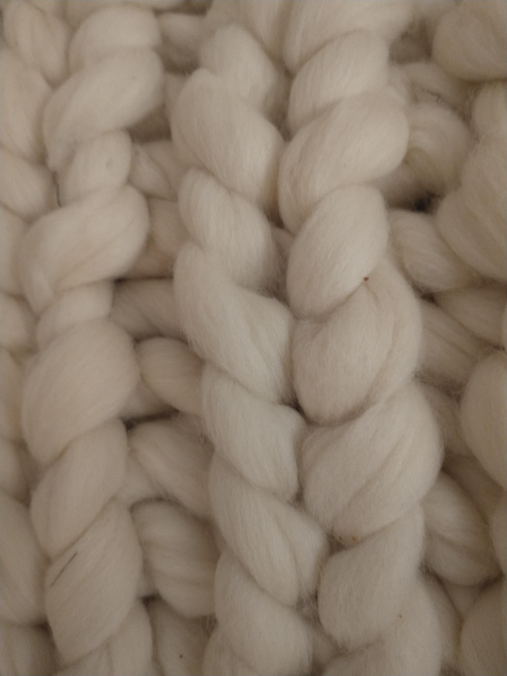 Woondeken XXL uit Naturel Merinowol - DIY kit - Foto