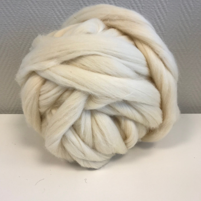 Woondeken XXL uit Naturel Merinowol - DIY kit - Foto