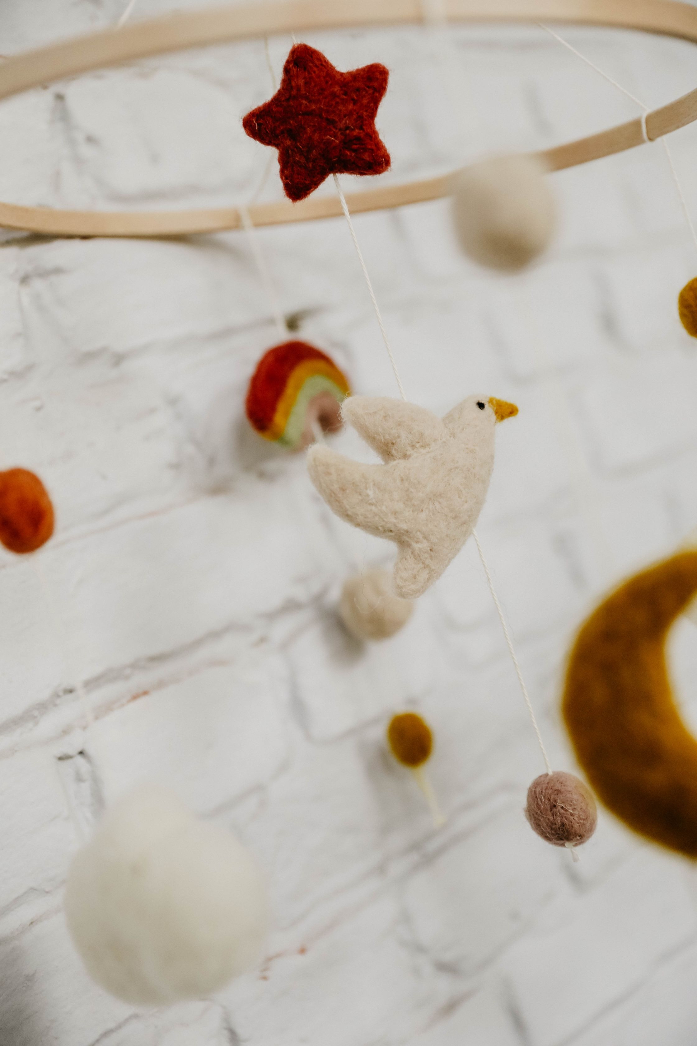 Babymobiel vilten Babyshower (workshop) Box 📦🎁 - Foto
