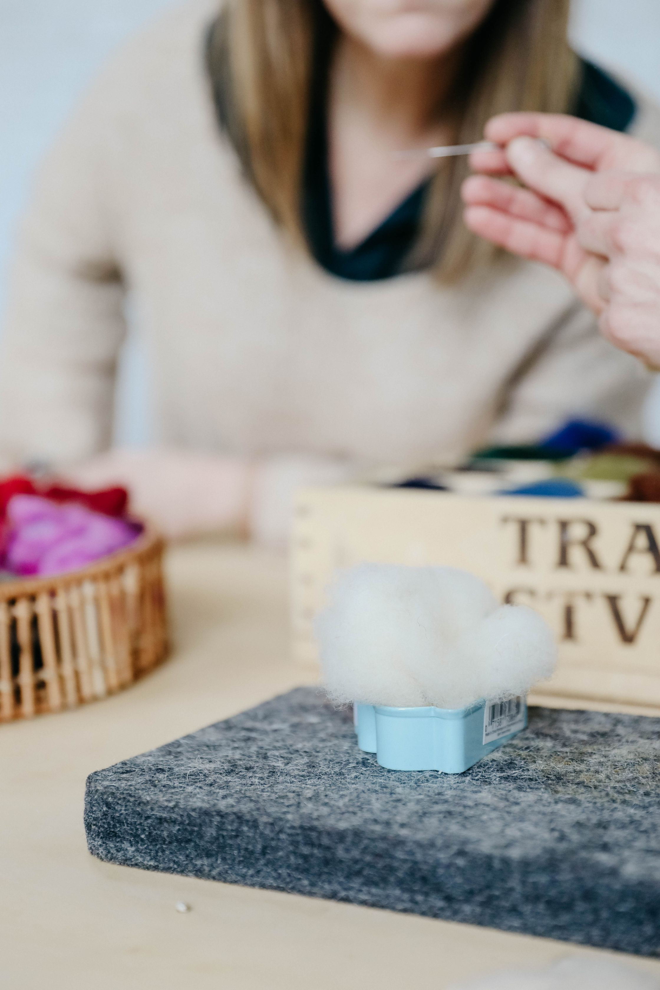 Babymobiel vilten Babyshower (workshop) Box 📦🎁 - Foto