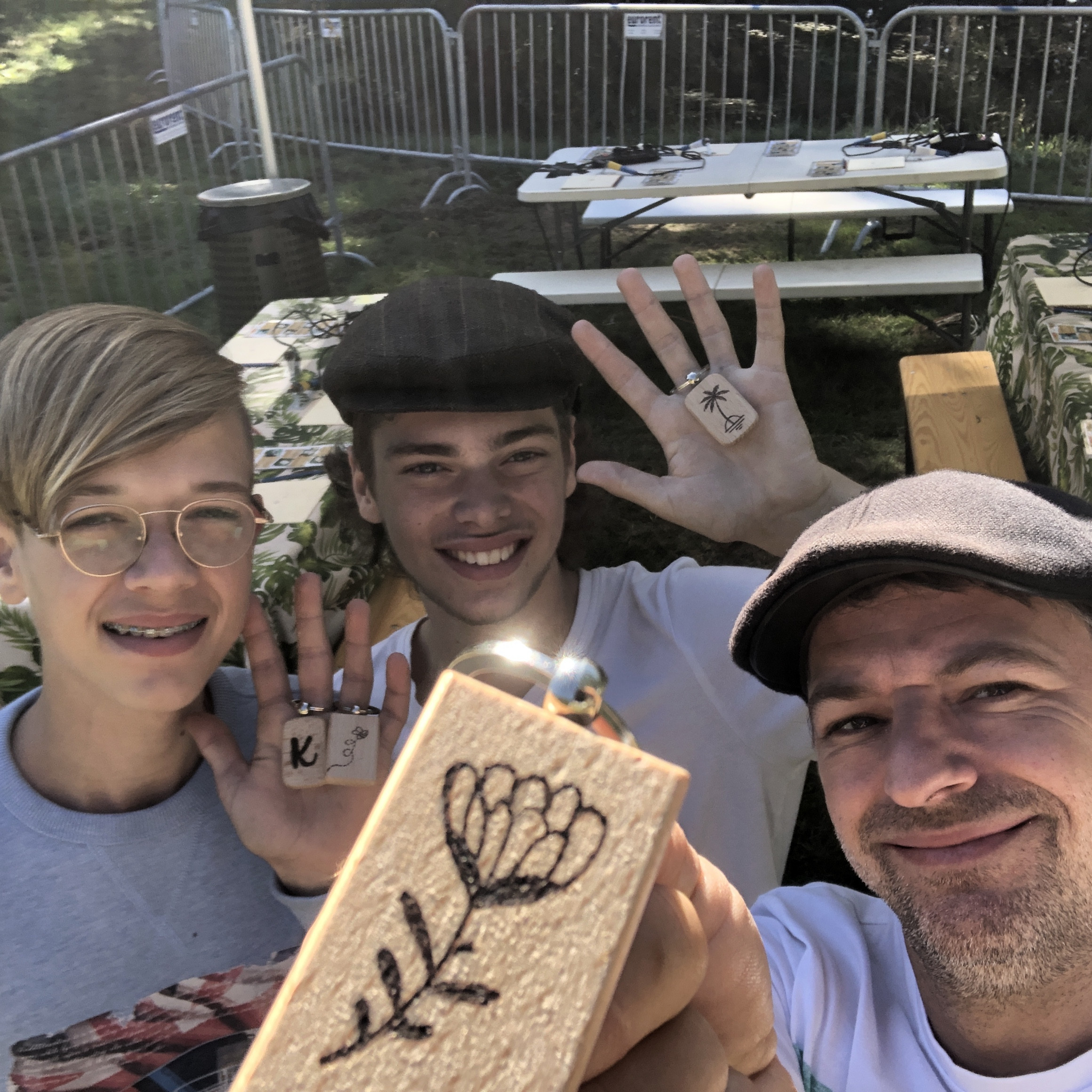 Inloopworkshop pyrografie voor evenementen - Foto