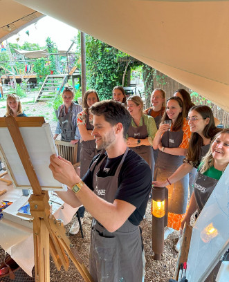 Paint&Sip Workshop 🎨🍷