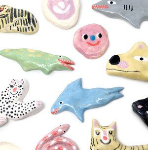 Workshop pins en magneten - Foto