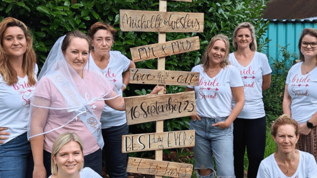 Bacheloretteparty Handletteren
