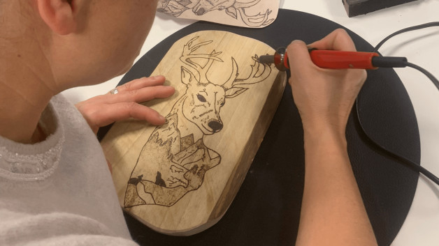 Pyrografie voor groepen (houtbranden)