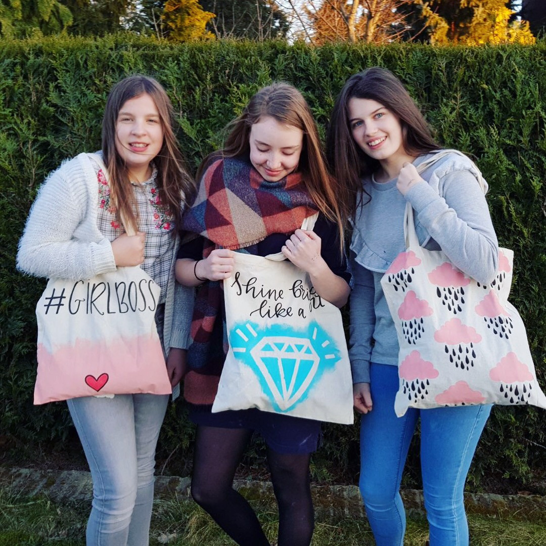Totebag-party voor kinderen ♥ workshop - Foto