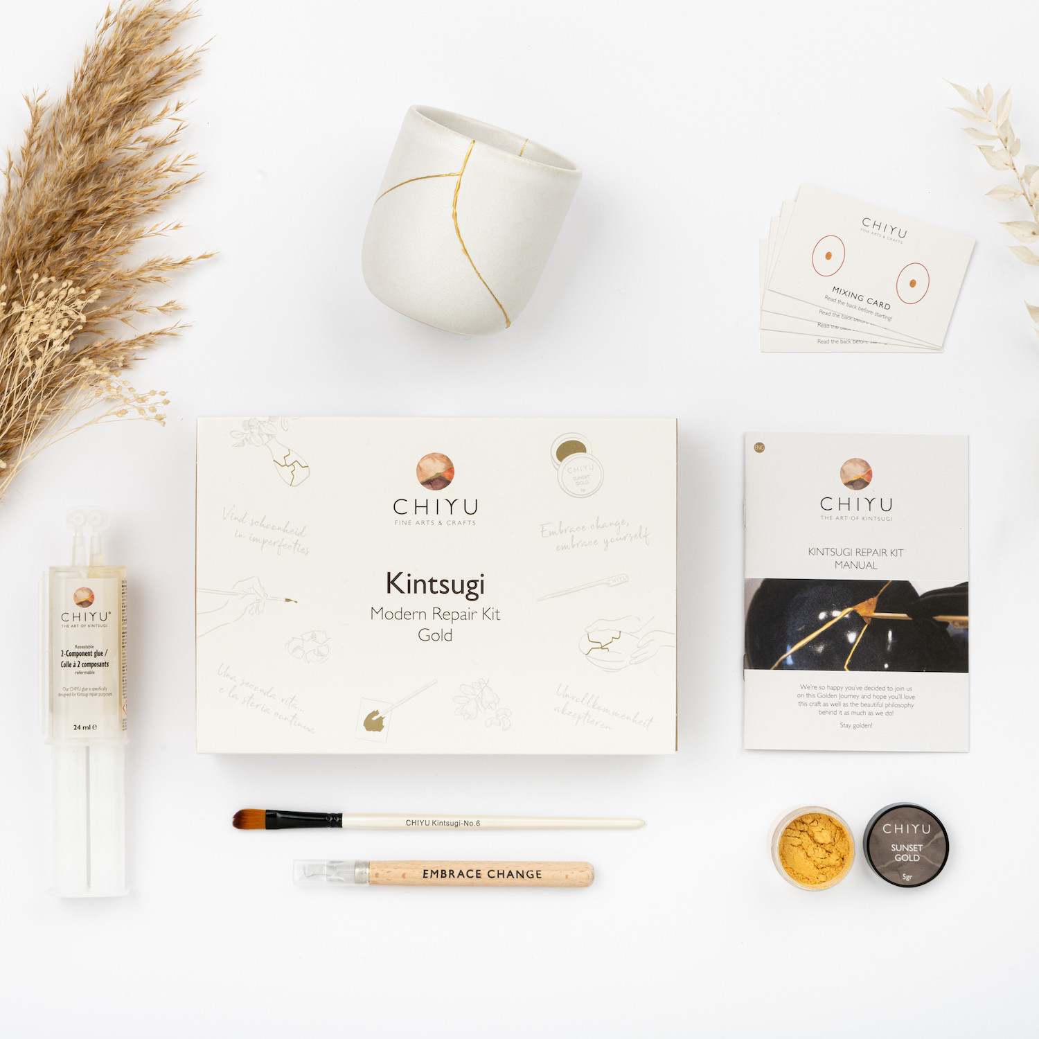 DIY Kintsugi Repair Kit: Gold - Foto
