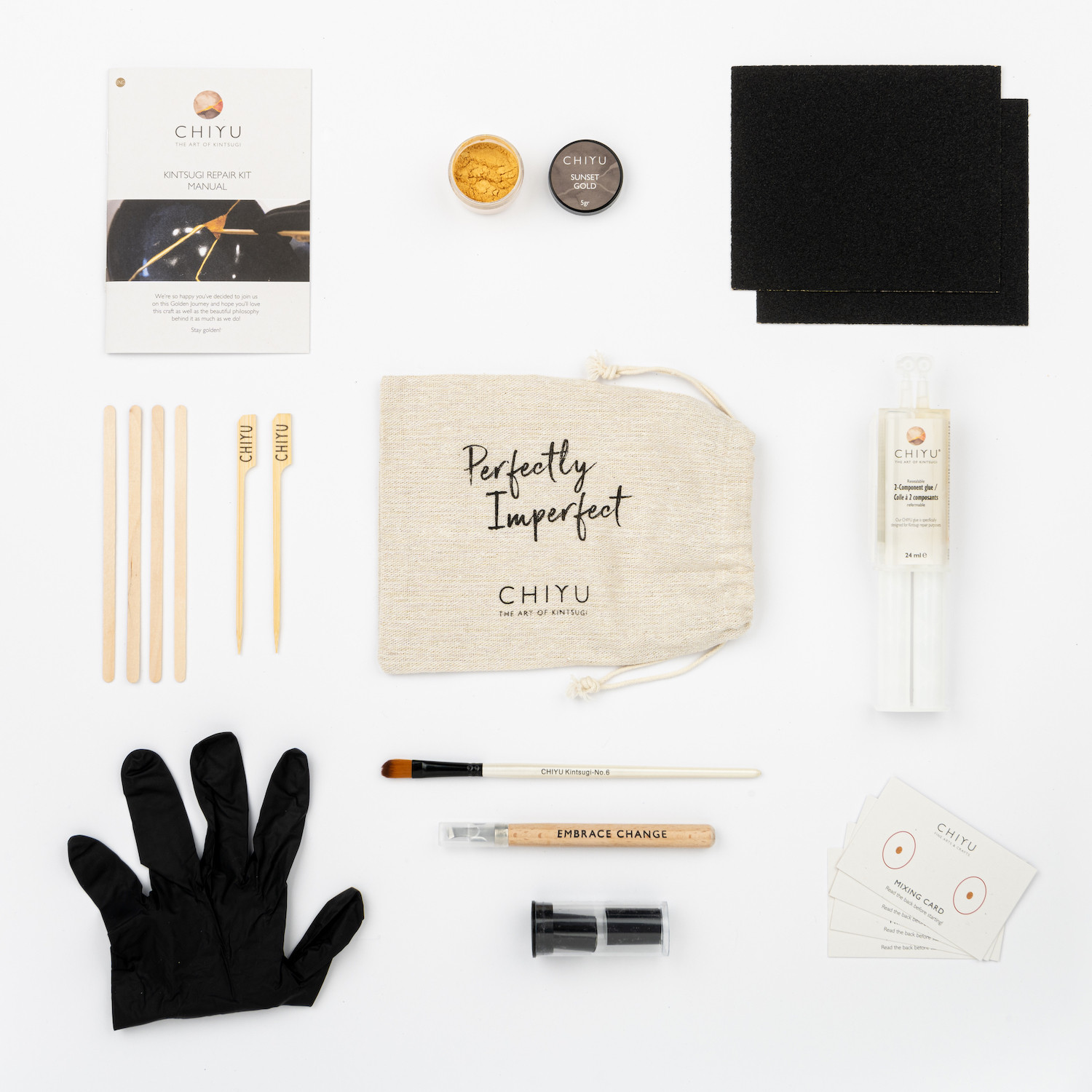 DIY Kintsugi Repair Kit: Gold - Foto