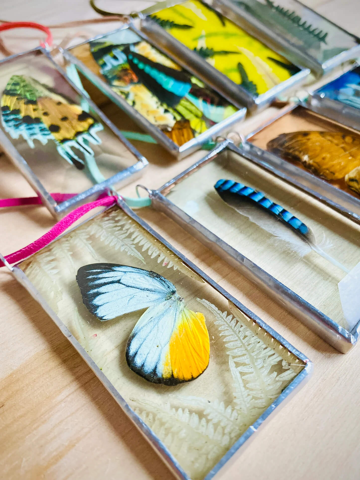 Workshop vlinders in glas-in-lood - Foto