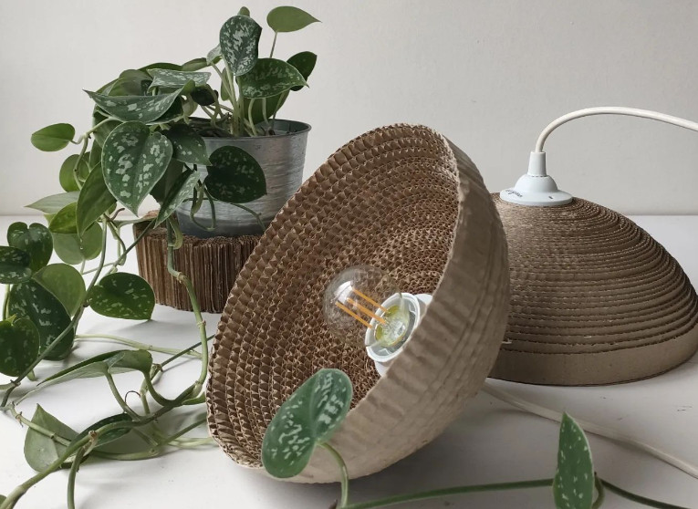 Workshop Lampen uit Karton - Foto