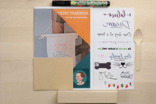 DIY pakket zelf foto's en tekst printen fotoblok 15 cm