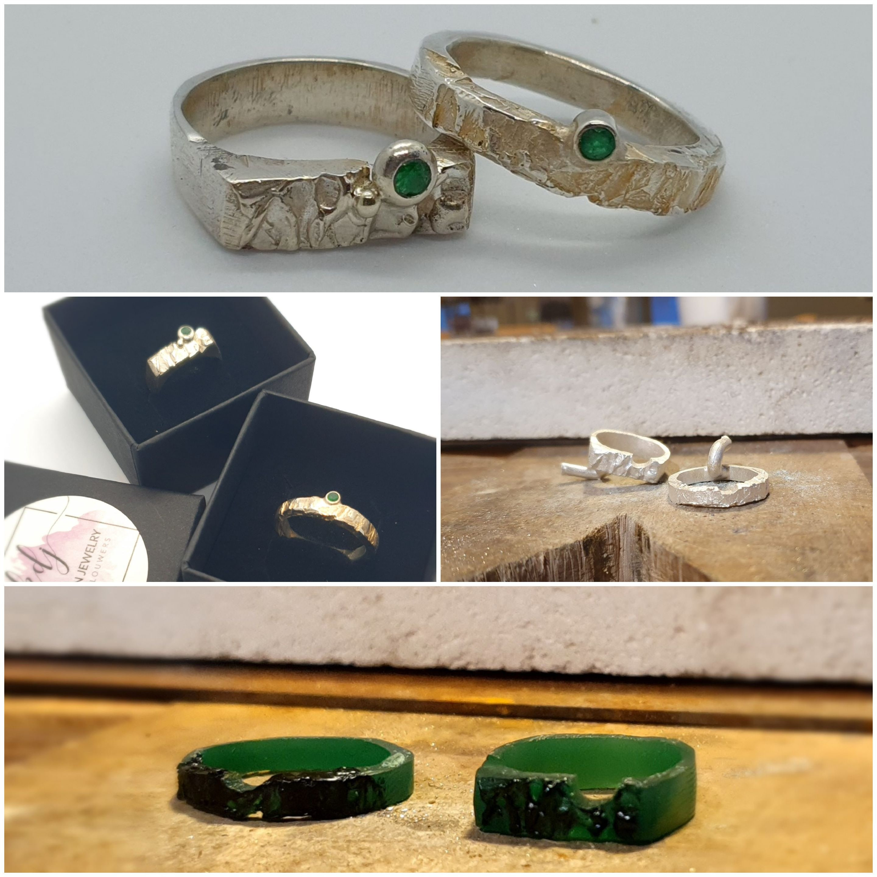 Juweel ontwerpen in was – workshop in Achel - Foto