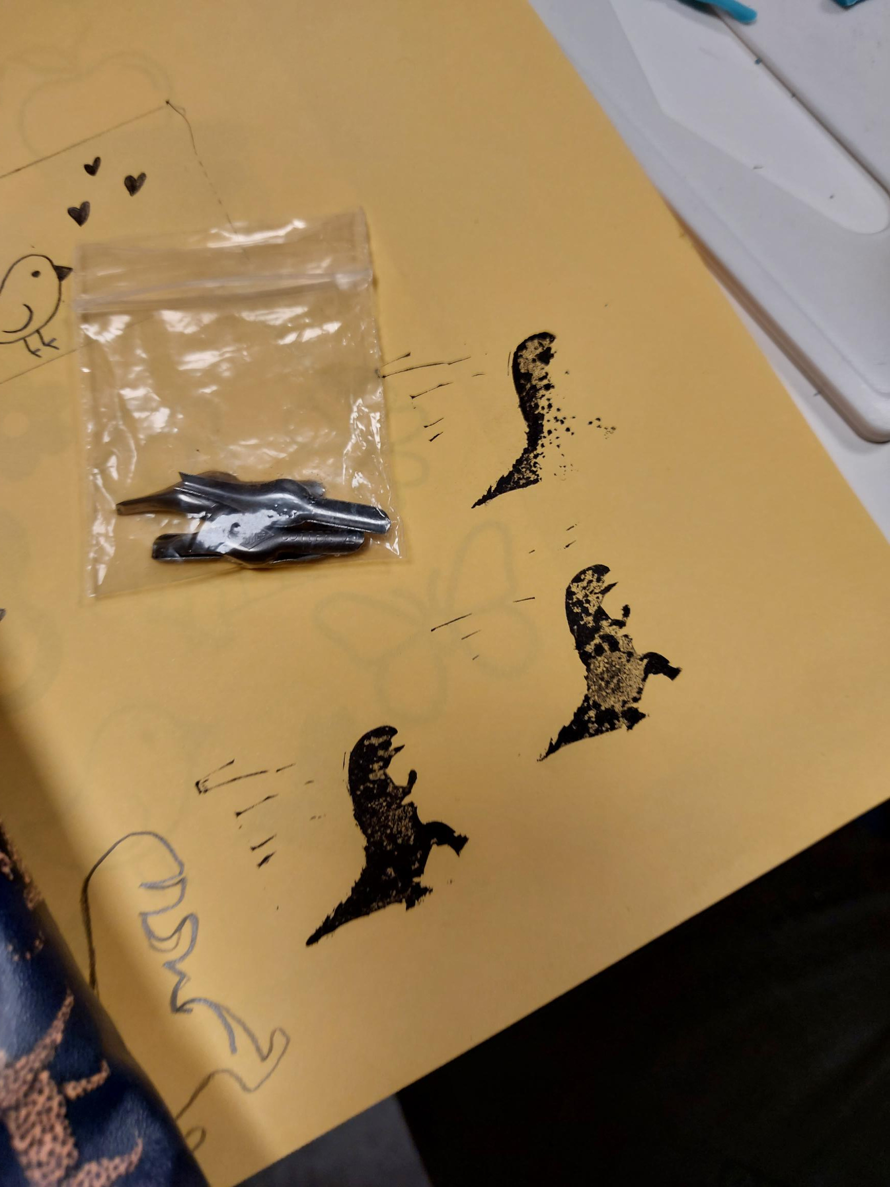 Maak een unieke stempel - inloop workshops - Foto