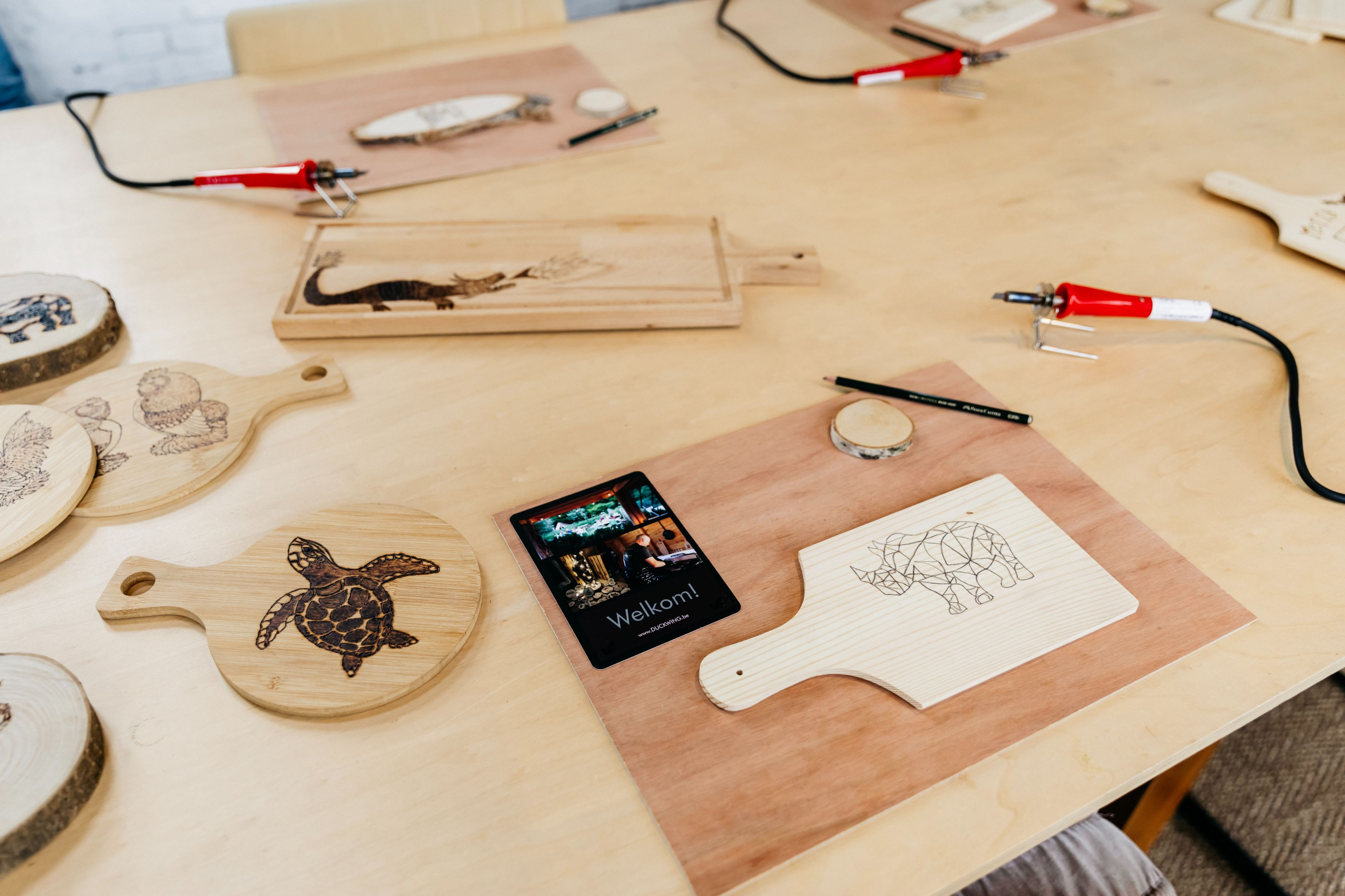 Pyrografie walk in workshop - Foto