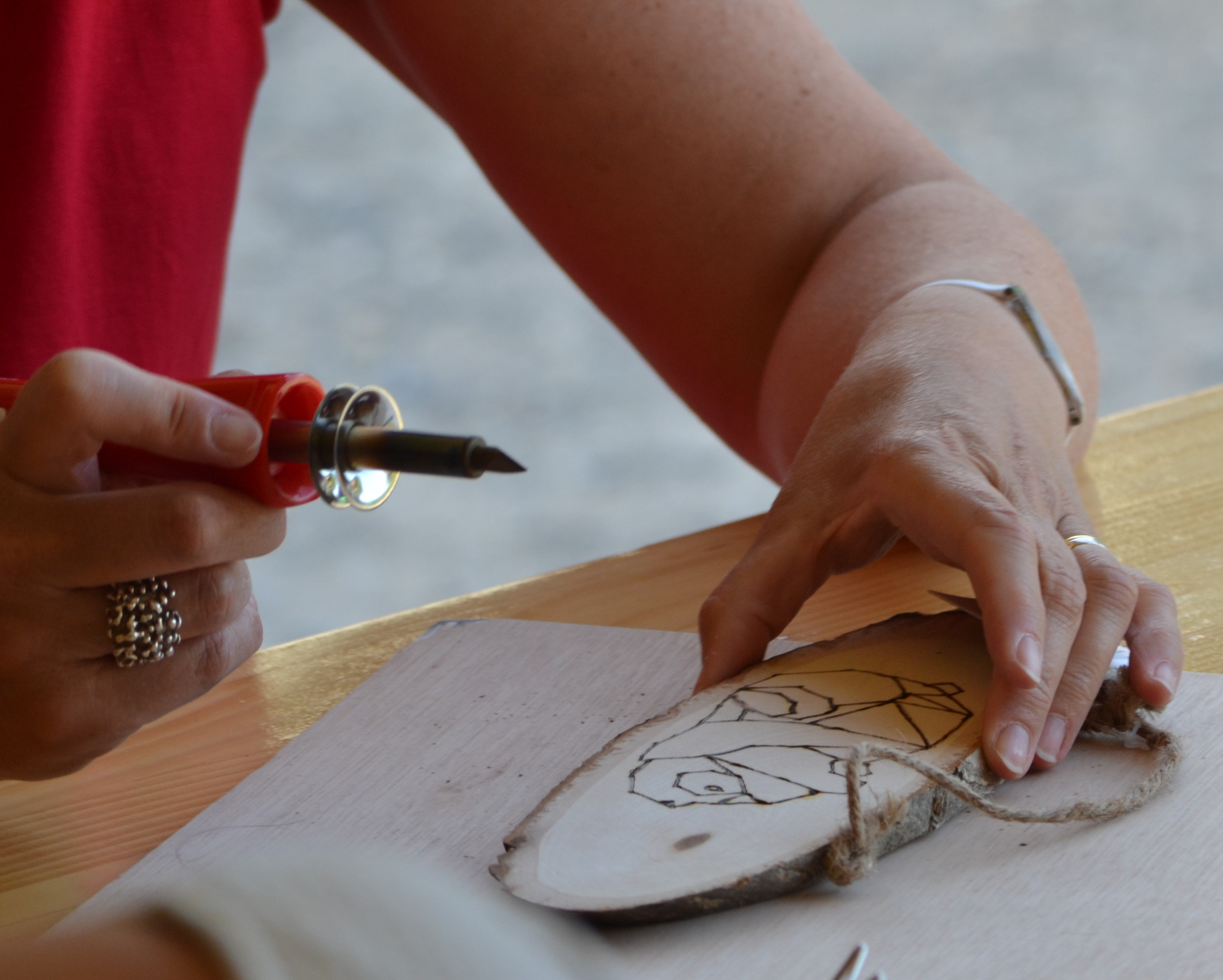 Pyrografie walk in workshop - Foto