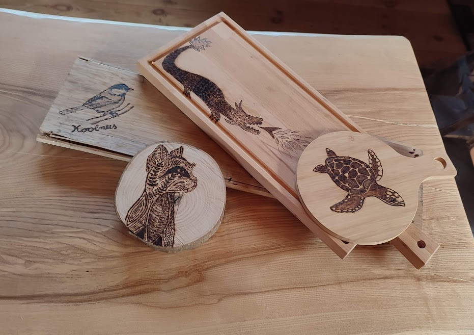 Pyrografie walk in workshop - Foto