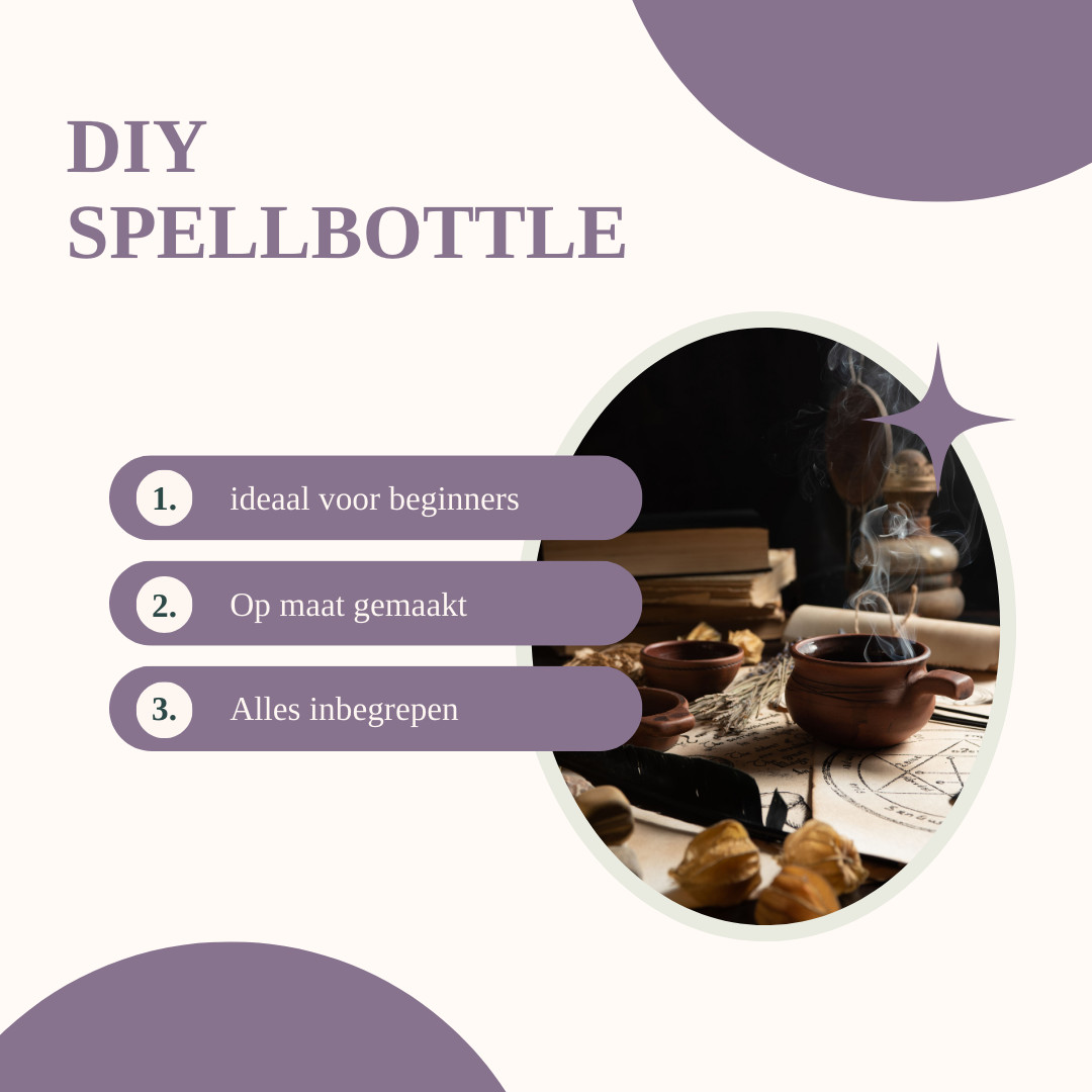 Creëer je eigen Magie: Op Maat Gemaakte Spellbottle DIY Kit - Foto