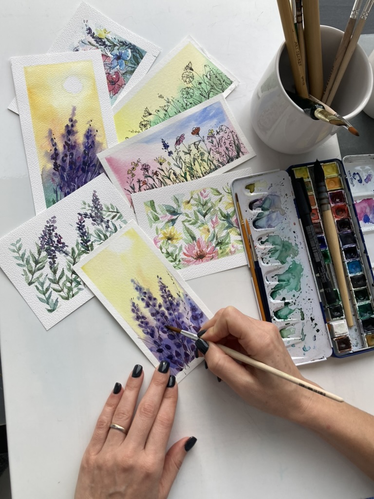 Aquarelworkshop: Kleuren van de Provence 🪻🪻🪻