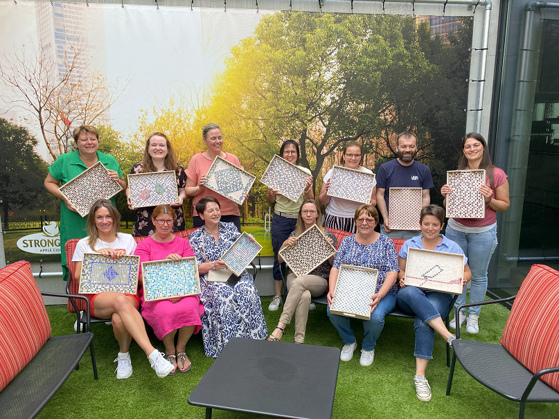 Mozaïek walk-in / inloop workshop 🌈✨ - Foto