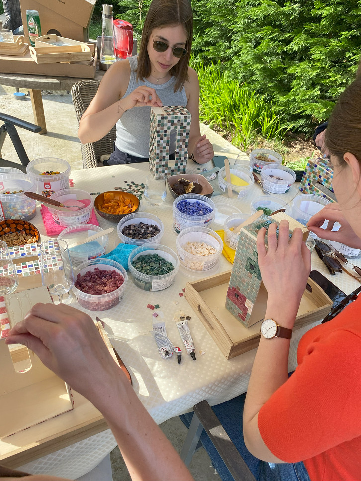 Workshop Mozaïek (privé groep) - Foto
