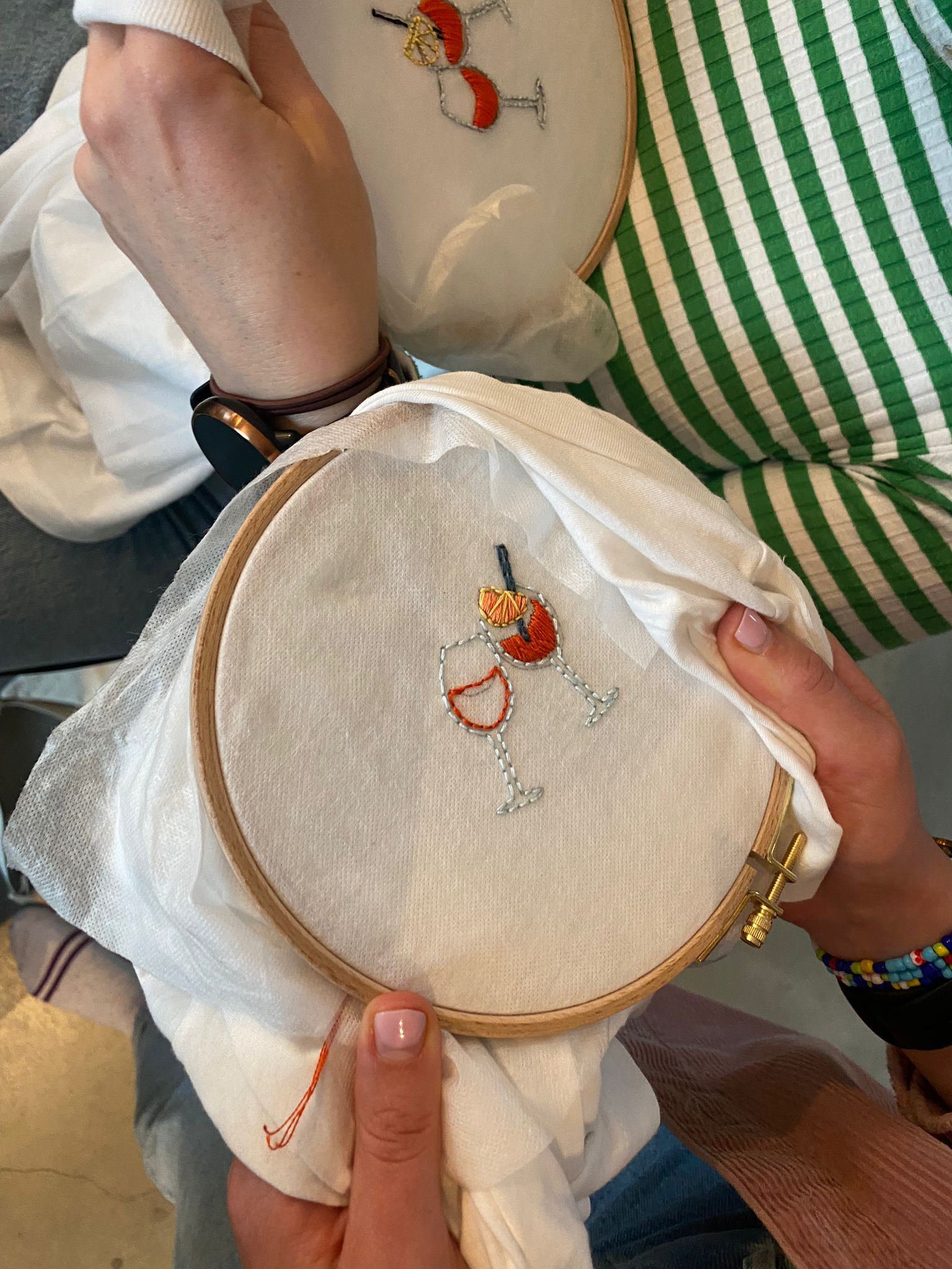 Logo Borduren op Totebag (privé groep) - Foto