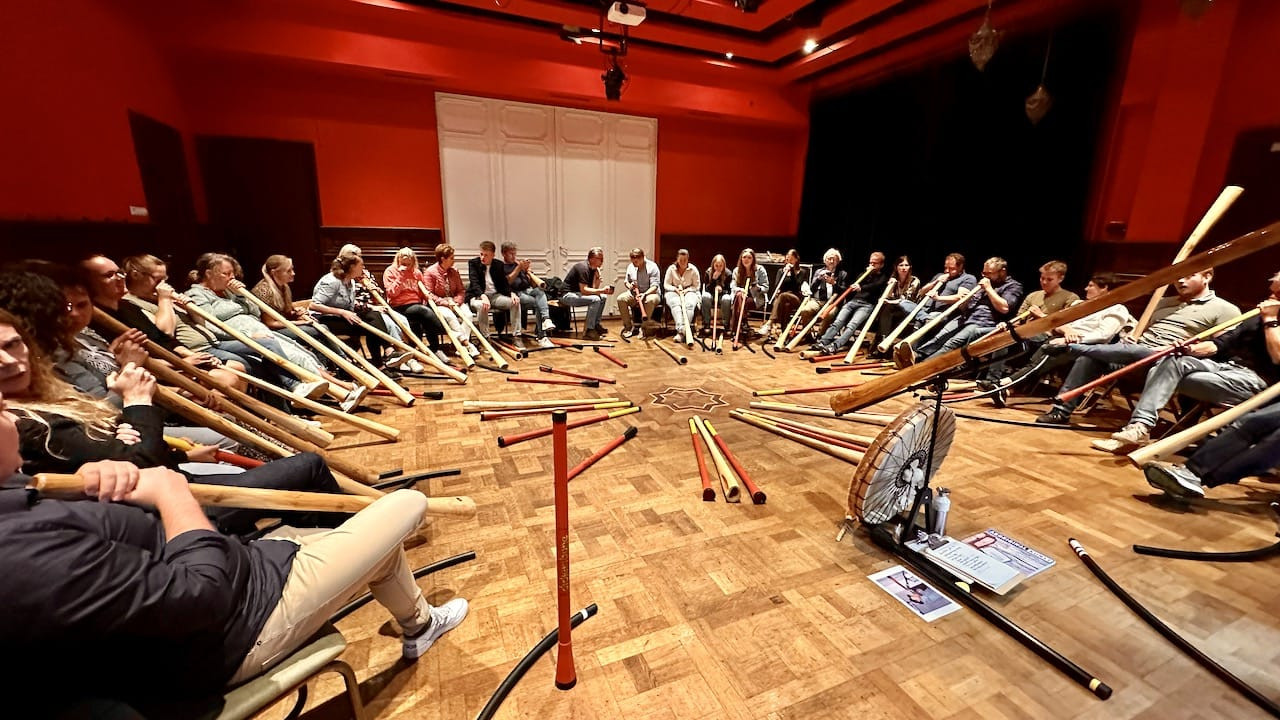 Workshop Didgeridoo leren spelen - Foto
