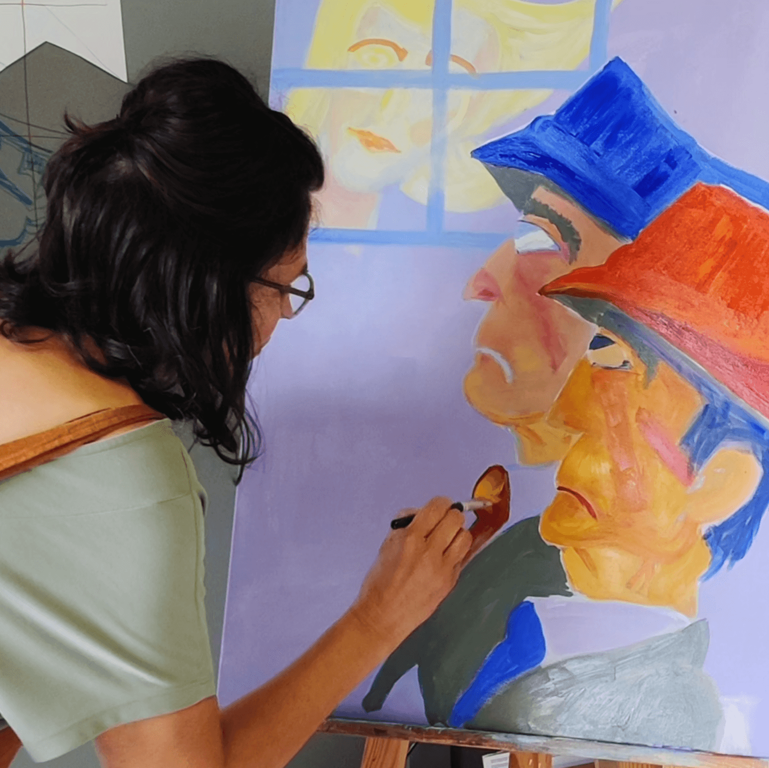 Expressief portret