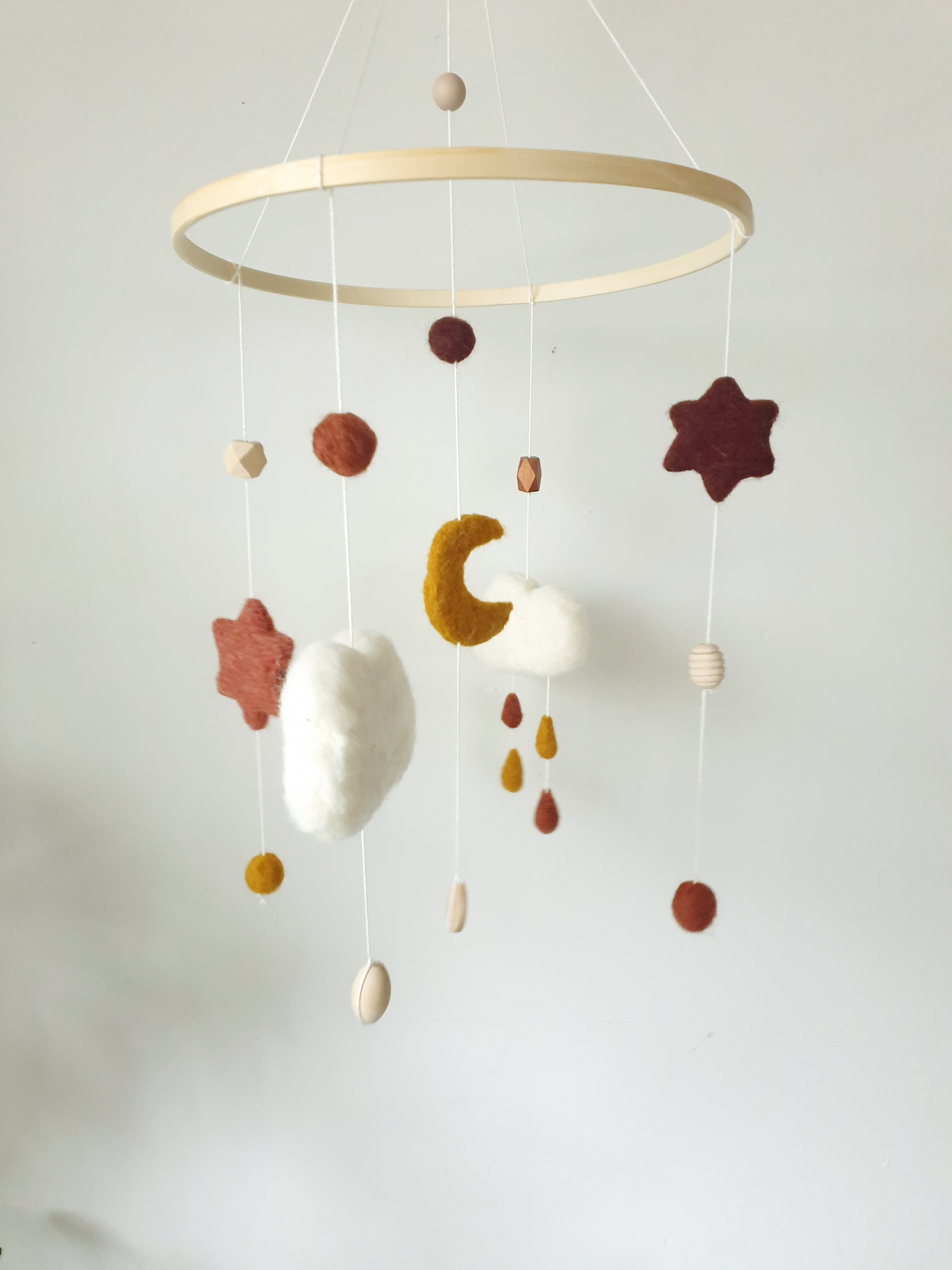 Workshop Babyshower vilten babymobiel maken - Foto