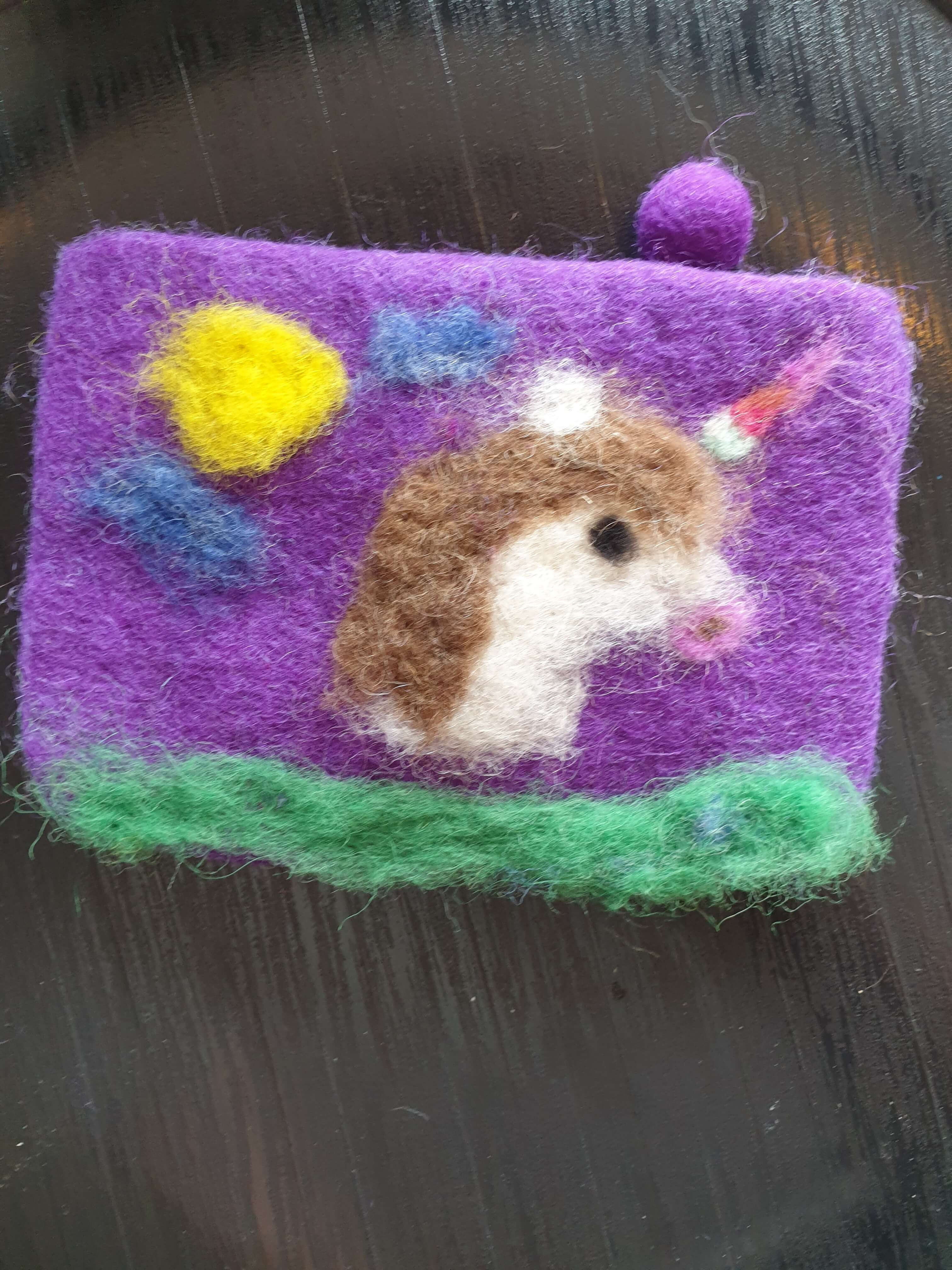Kinderworkshop 'Personaliseer een vilten tasje' - Foto