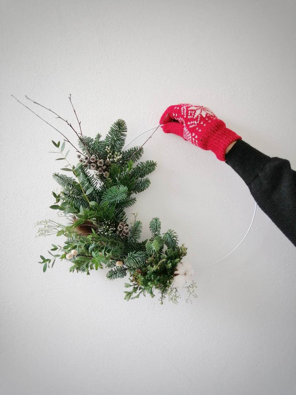 Kerstkrans workshop als groepsactiviteit - Foto