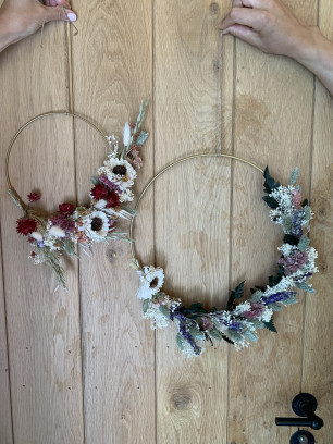 Bloemenkrans & sip workshop @devleeshalle