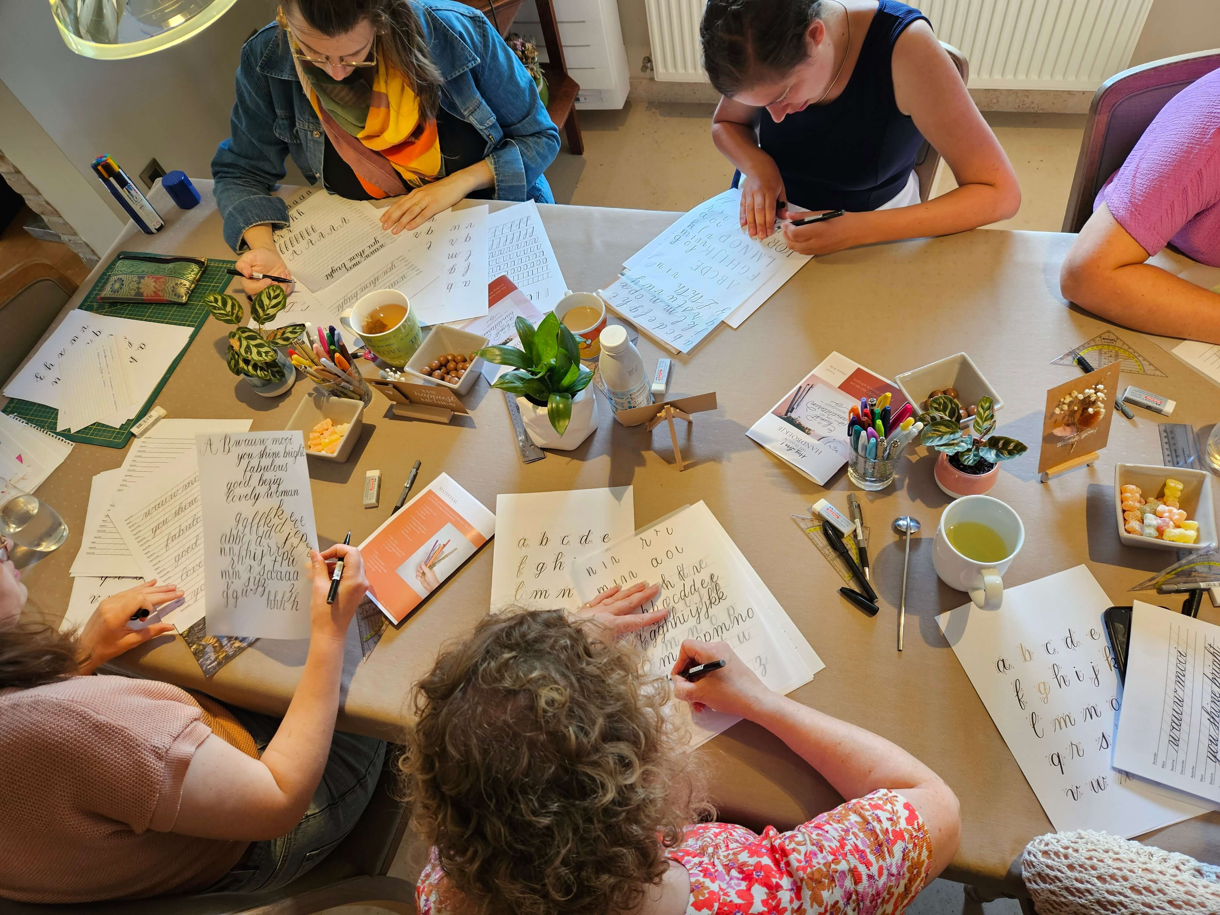 Handletteren voor groepen - Foto