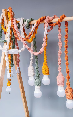 DIY pakket macramé hanglamp