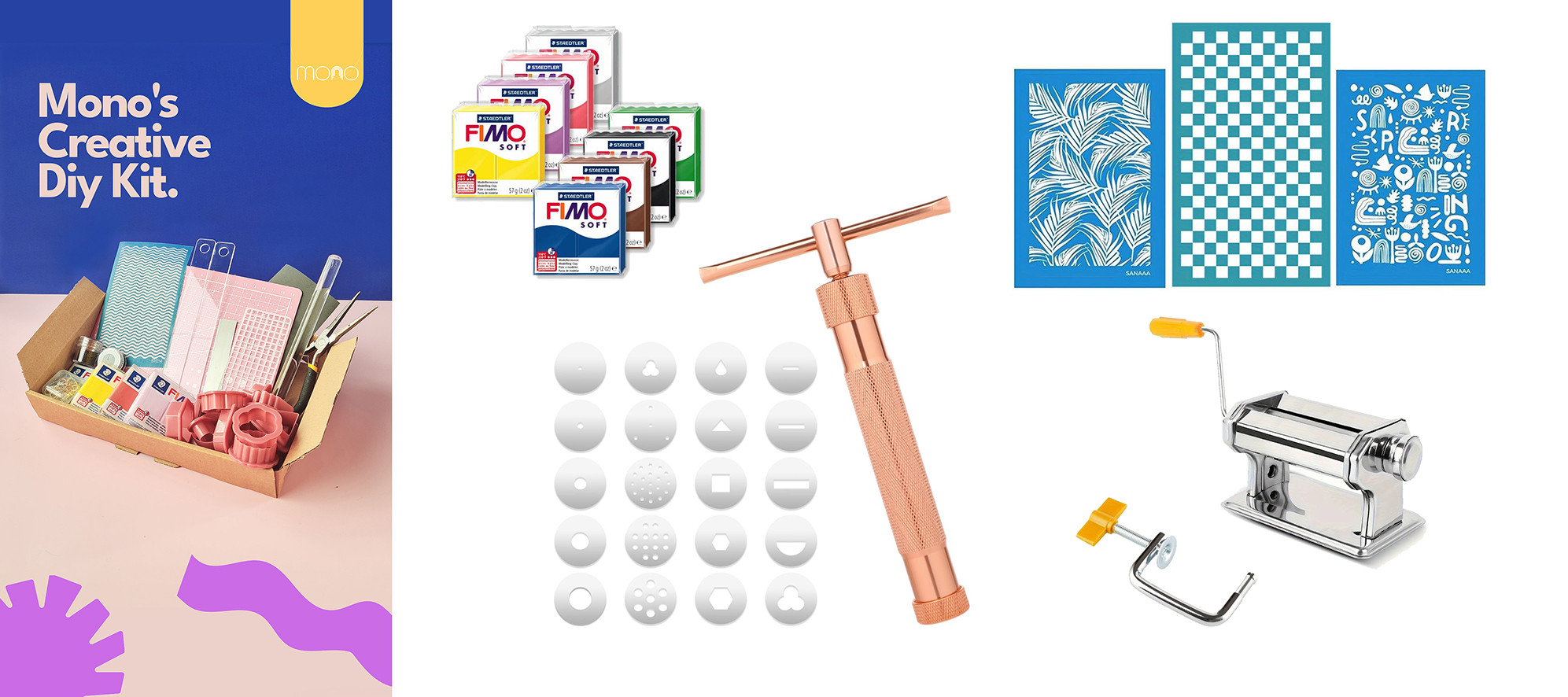 De ultieme DIY KIT voor polymeer klei oorbellen inclusief add-ons! - Foto
