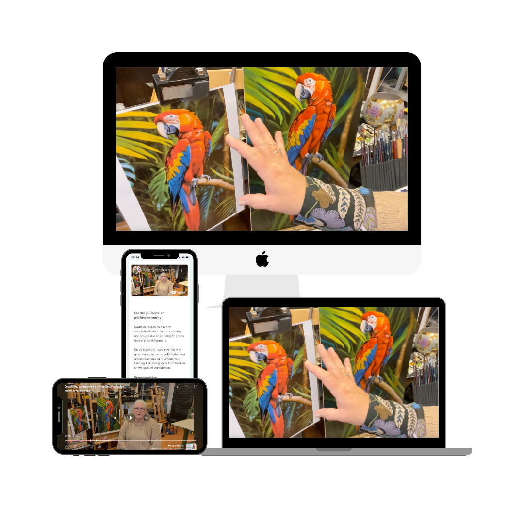 Online masterclass fotorealistisch schilderen - Foto