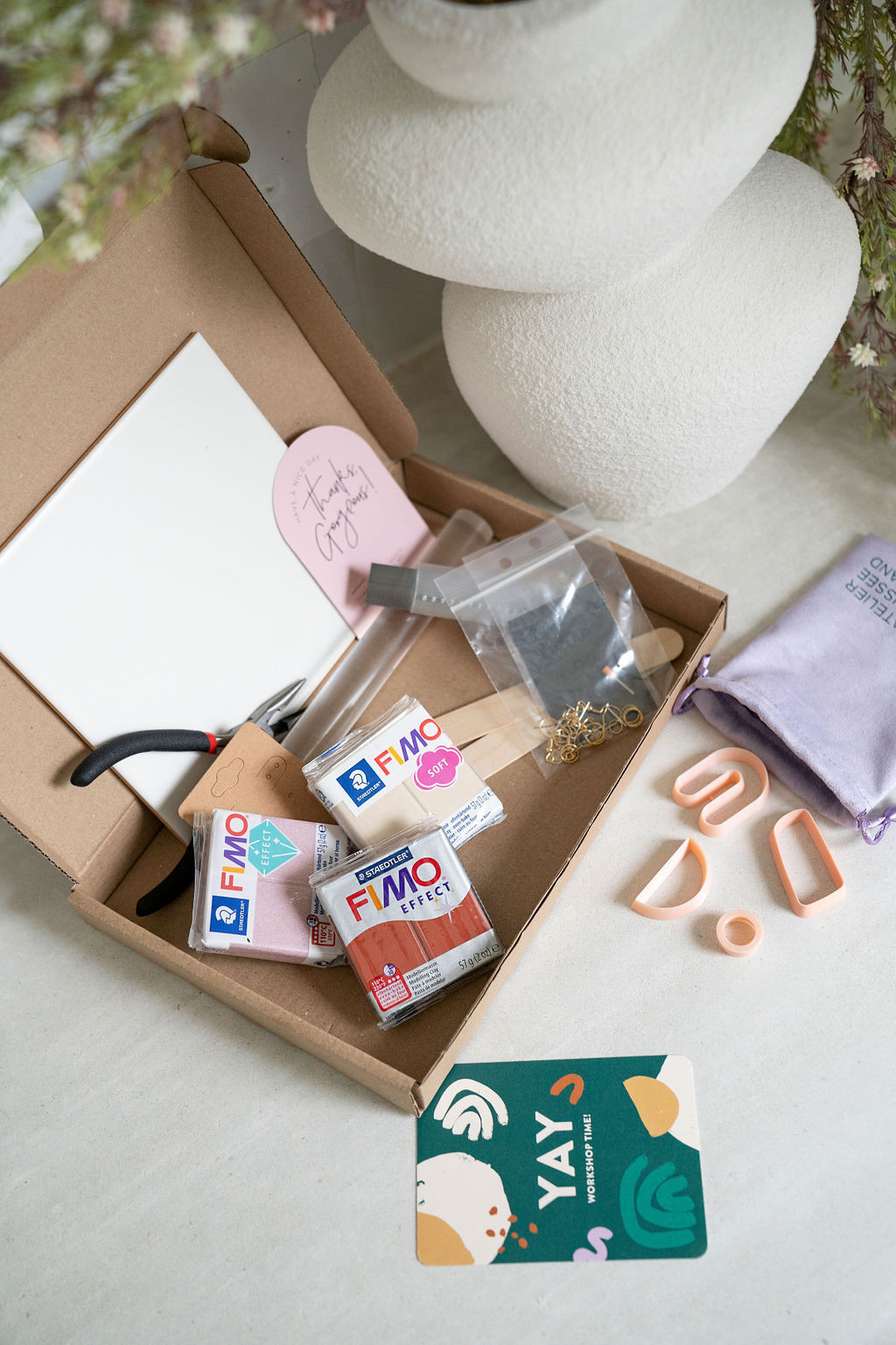 PREMIUM DIY BOX polymeer klei juwelen - Modern Latin - Foto