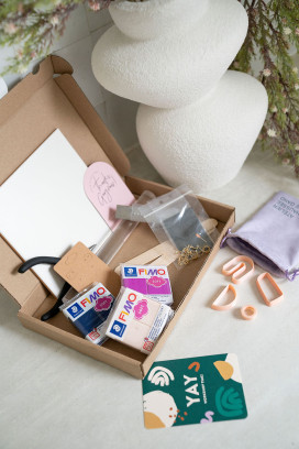 PREMIUM Juwelen in polymeer klei BOX - Pink Paradise