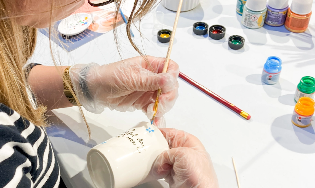 Servies pimpen met vriend(inn)en (groepsworkshop) - Foto