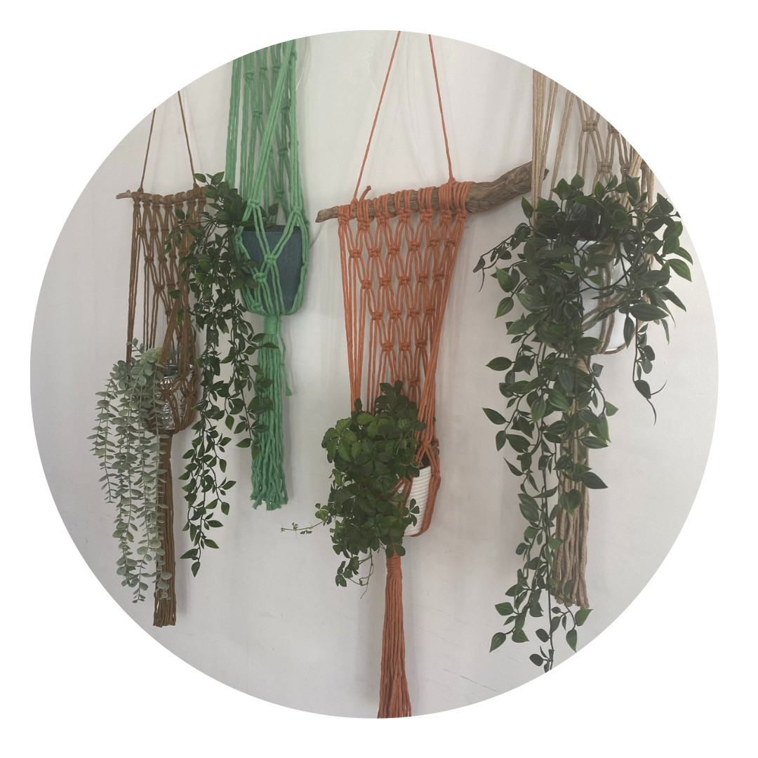 Diy Macramé groepsbox wandhanger Hart - Foto