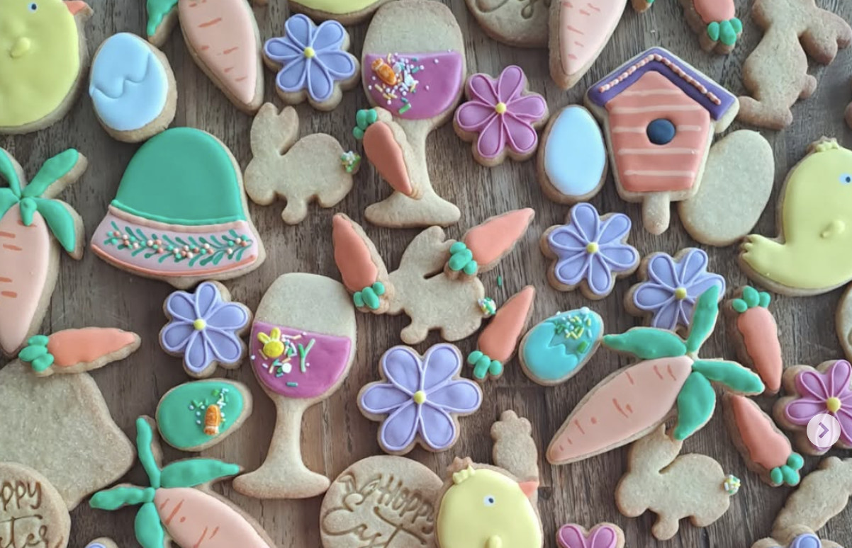 Koekjes versieren met royal icing - Foto