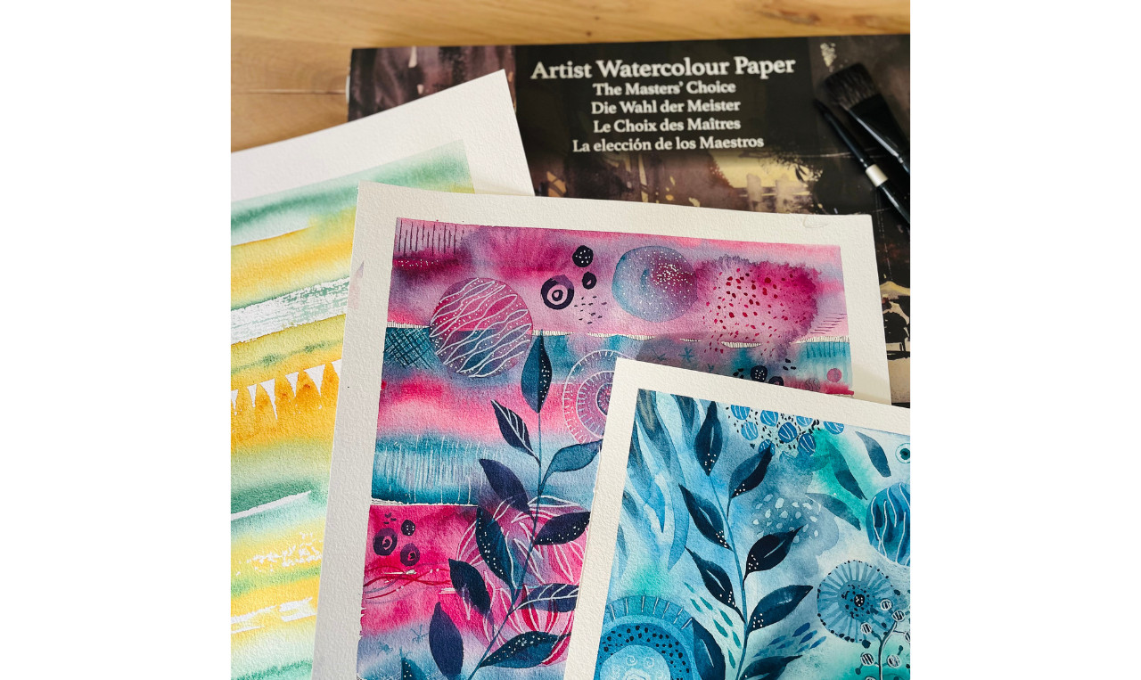 Workshop "Mindful met aquarel" - privé groepen - Foto