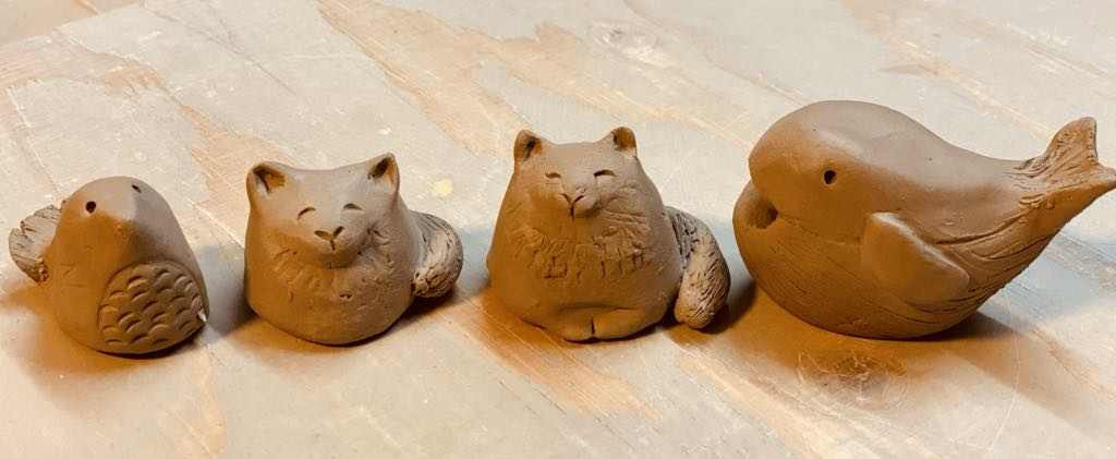 Workshop "miniatuurtjes in keramiek" - Foto