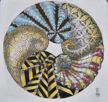 Neuro-zen-art-tekenen Zen-art