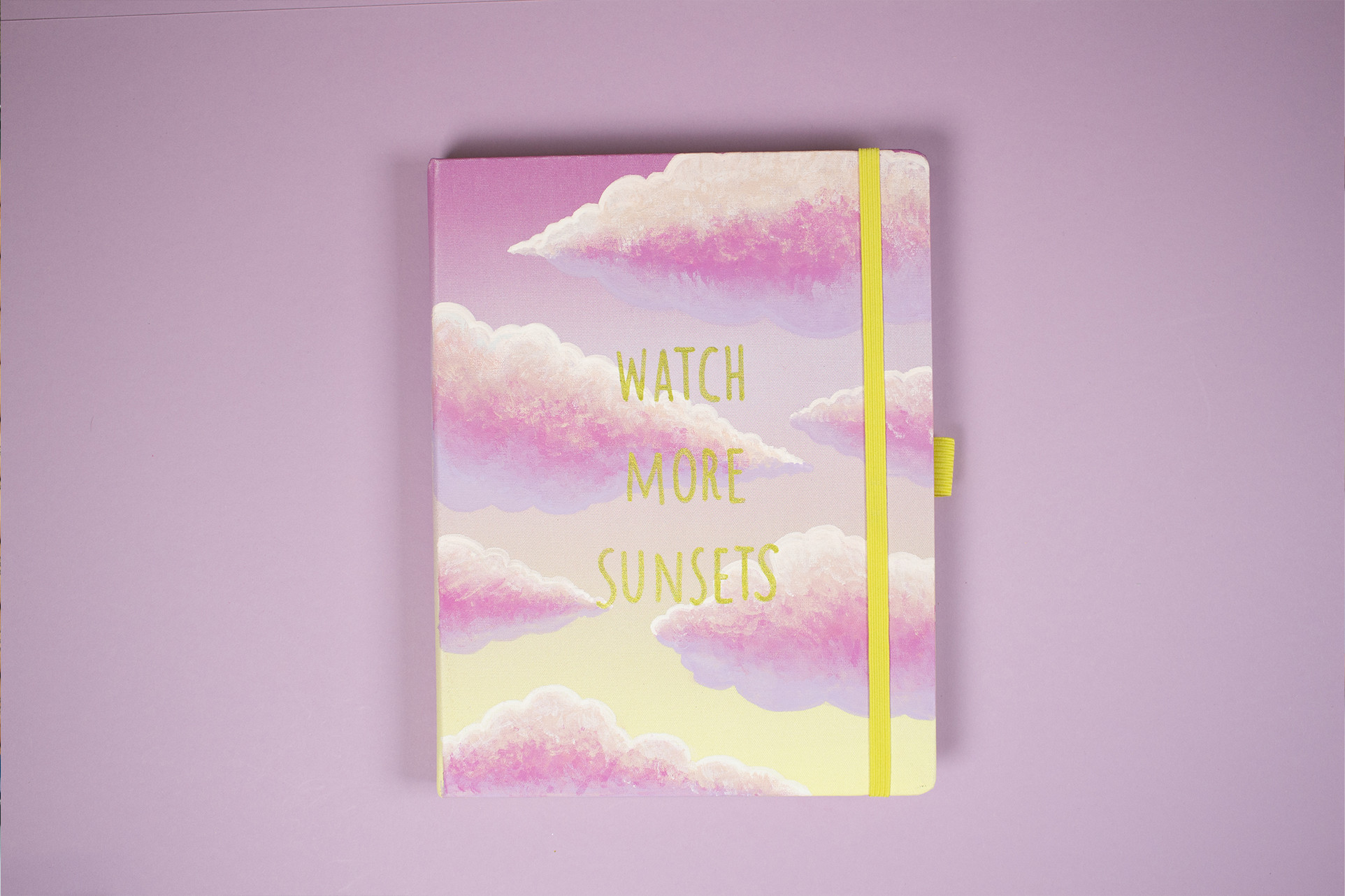 DIY- Workshop WATCH MORE SUNSETS BULLETJOURNAL i.c.m. Schneider acrylmarkers - Foto