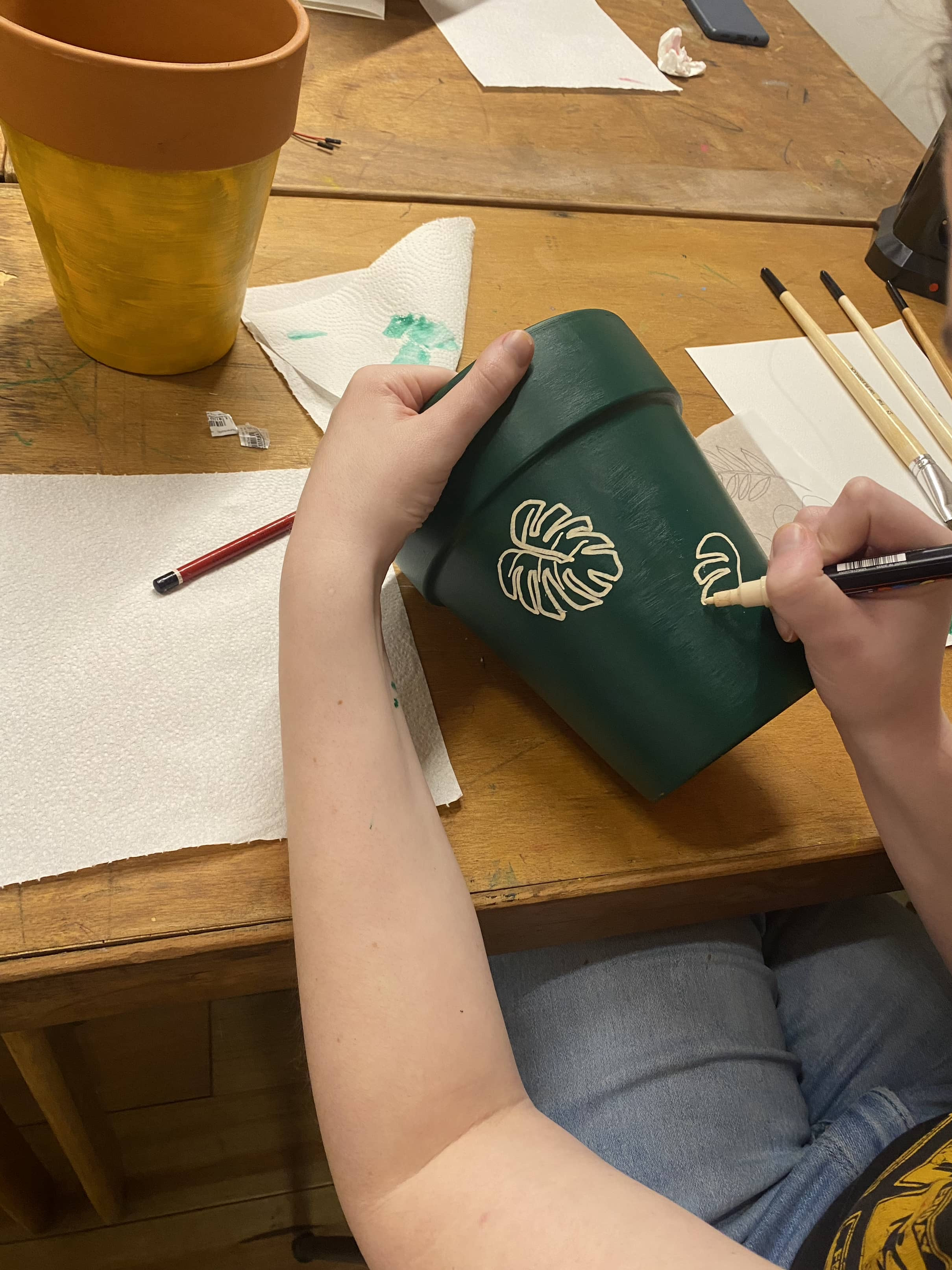 🎨 Creatief Bloempotjes Feestje – Kinderworkshop - Foto