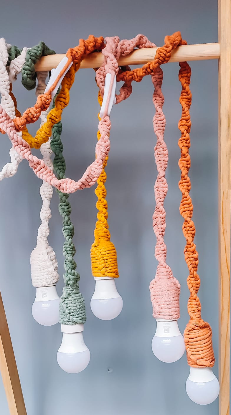 DIY workshopbox macramé hanglamp - Foto
