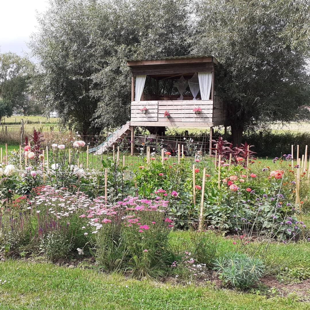Ouder & kind workshop in de bloementuin - Foto