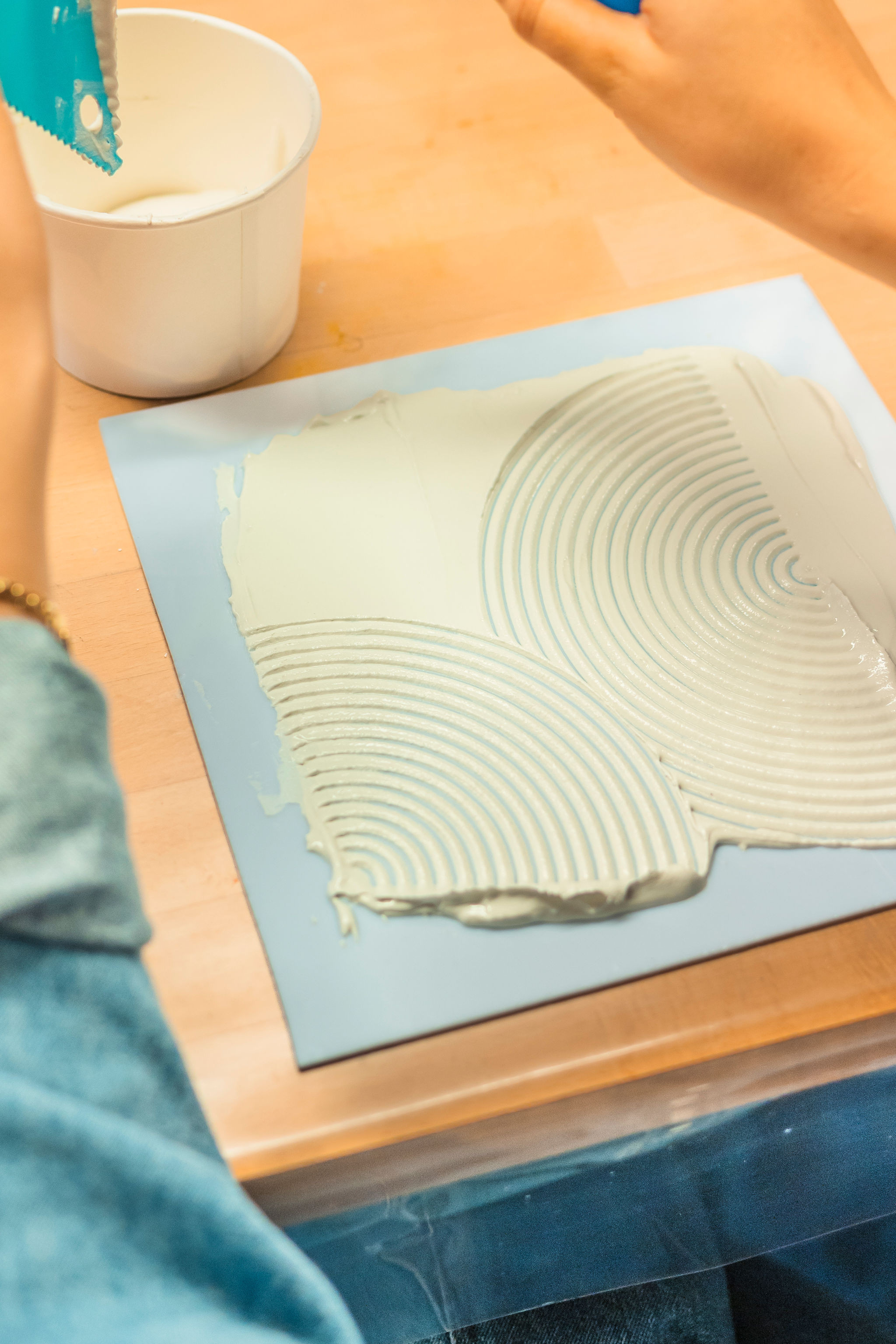 3D textured art painting- workshop - Foto
