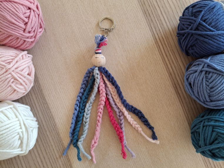 octopus sleutelhanger haken - Foto